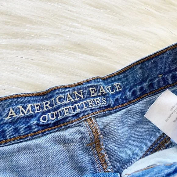 American Eagle Shadow Pocket Denim Cutoff Shorts - Picture 6 of 10